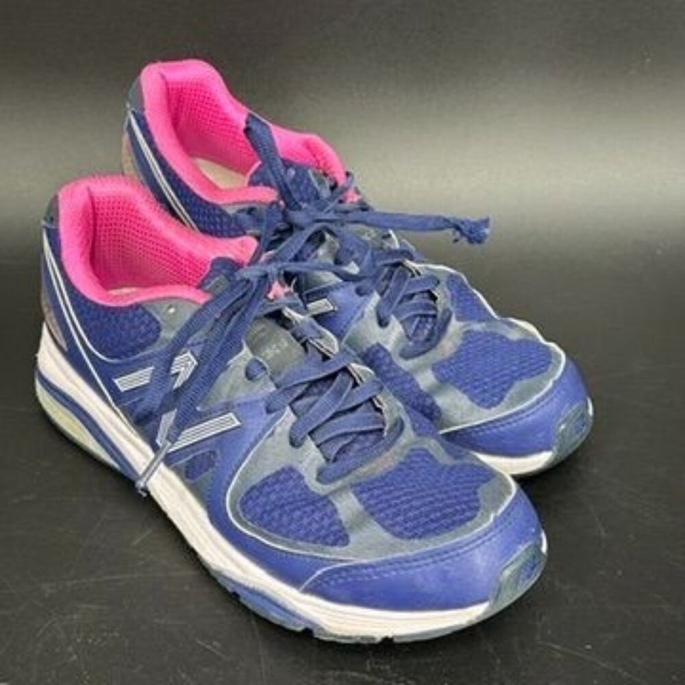New Balance USA 1540 V2 Women US 9.5 Blue Pink Running Walking Shoes